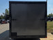 8.5x28  Grey Enclosed Trailer For Race, Show Car Fully Loaded (2) 7,000LB Axle 14K GVWR Back side picture 