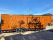 8.5x32 Gooseneck Walnut wood grain w/ blackout Left side picture 