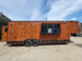 8.5x32 Gooseneck Walnut wood grain w/ blackout Open left side picture 