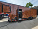 8.5x32 Gooseneck Walnut wood grain w/ blackout Open right-side picture 