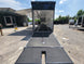 8.5x53 Gooseneck Black Showcase Car Hauler With Beaver Tail Open back side picture 