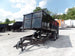 Dump Trailer 7'x14' Hydraulic Trailer 4' Sides 7000lbs Axles Front Side Angle Lifted