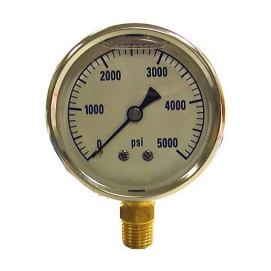 BE 85.305.000 - 2.5� Pressure Gauge Glycerin 5000 PSI - SLE Equipment - 1
