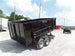 Dump Trailer 7'x14' Hydraulic Trailer 4' Sides 7000lbs Axles Front Side Angle Lifted