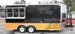 Black & Yellow Concession Trailer 8.5'x17'