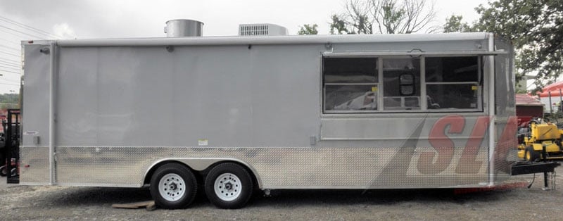 Silver Concession Trailer 8.5'x24'