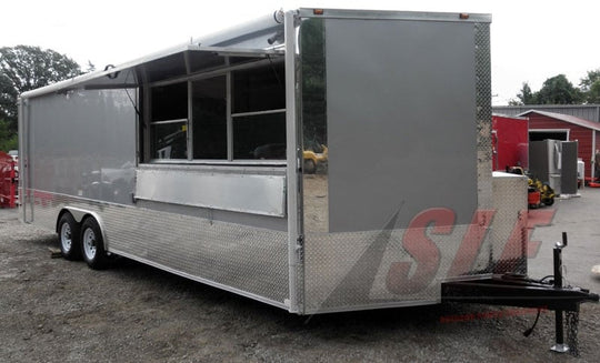 Silver Concession Trailer 8.5'x24'