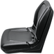 Uni Pro 8773 Black Vinyl Bucket Seat Mid-Back OPS Ready - SLE Equipment - 2