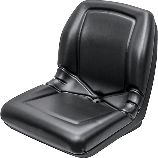 Uni Pro 8773 Black Vinyl Bucket Seat Mid-Back OPS Ready - SLE Equipment - 1