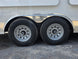 8'5'' x 24' White Concession Trailer w/ 36" Roof Marquee axel picture 