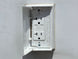 8'5'' x 24' White Concession Trailer w/ 36" Roof Marquee Exterior outlet picture 