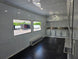 8'5'' x 24' White Concession Trailer w/ 36" Roof Marquee Interior back right angle picture 