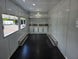 8'5'' x 24' White Concession Trailer w/ 36" Roof Marquee Interior back side picture 