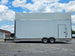 8'5'' x 24' White Concession Trailer w/ 36" Roof Marquee Right side picture 