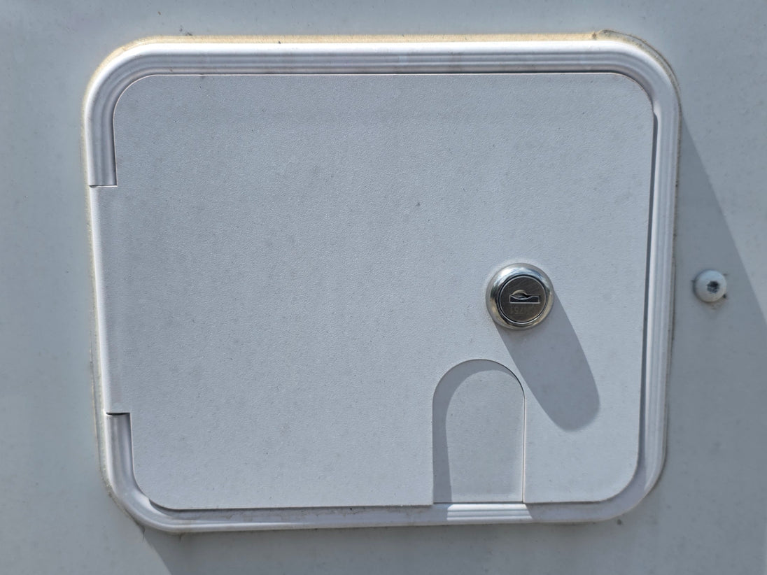 8'5'' x 24' White Concession Trailer w/ 36" Roof Marquee Water outlet picture 