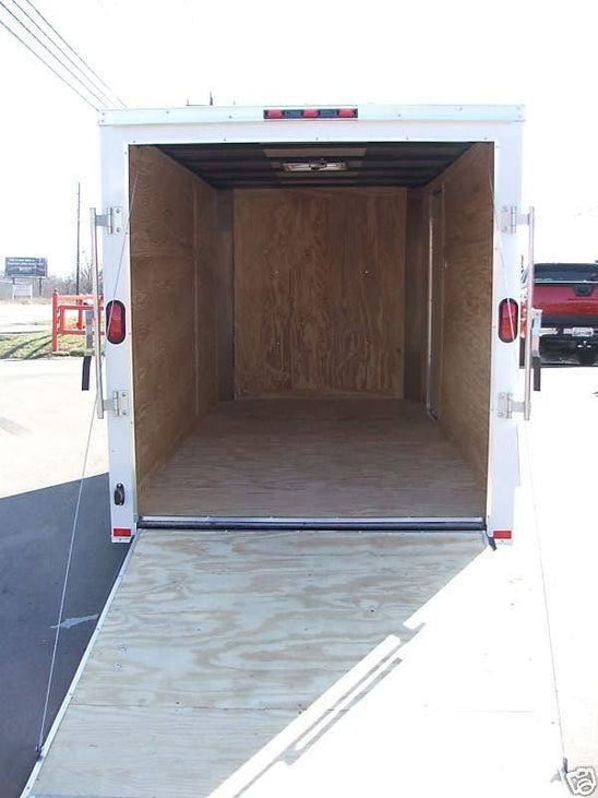 Enclosed 6' x 12' Trailer with Drop Gate Storage