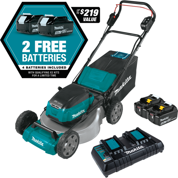 Makita XML07PT1 18V X2 (36V) LXT 21" Commercial Lawn Mower Kit