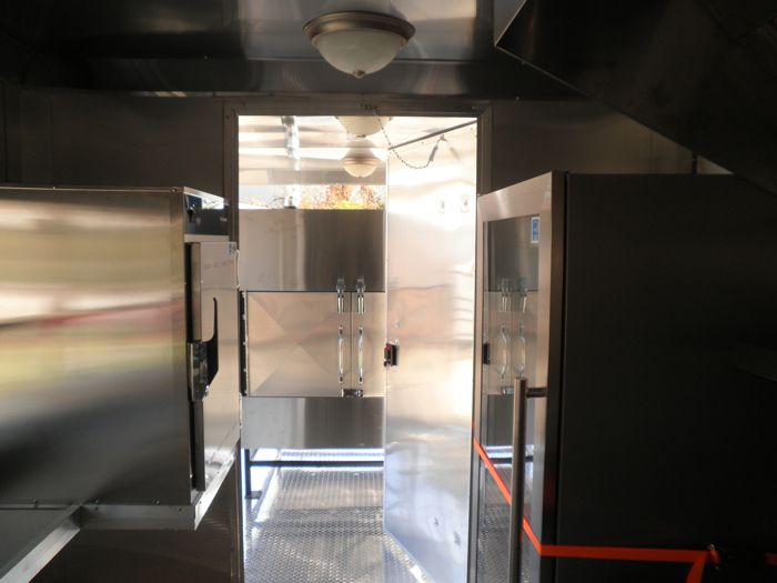 8.5'x29' Silver Gooseneck Concession Trailer