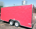 Red Concession Trailer 8.5' x 17'