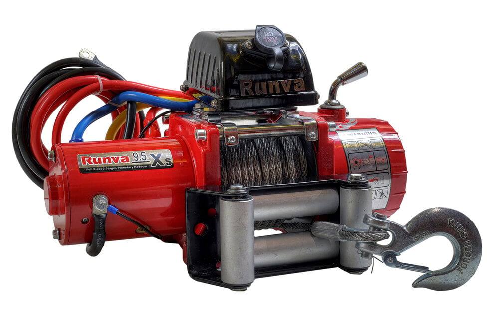 Runva 9.5XS 12v 9500lb Recovery Winch (Short Drum Rock Crawler)
