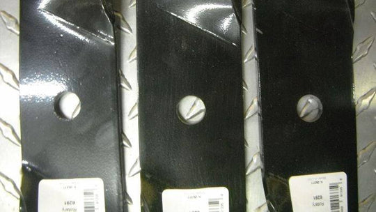 Oregon 91 - 335 Zero Lawn Mower Blades - Set of 3 - SLE Equipment - 2