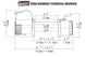 DK2 950SS12 SAMURAI 9500 ELECTRIC WINCH w/ 85 FT CABLE