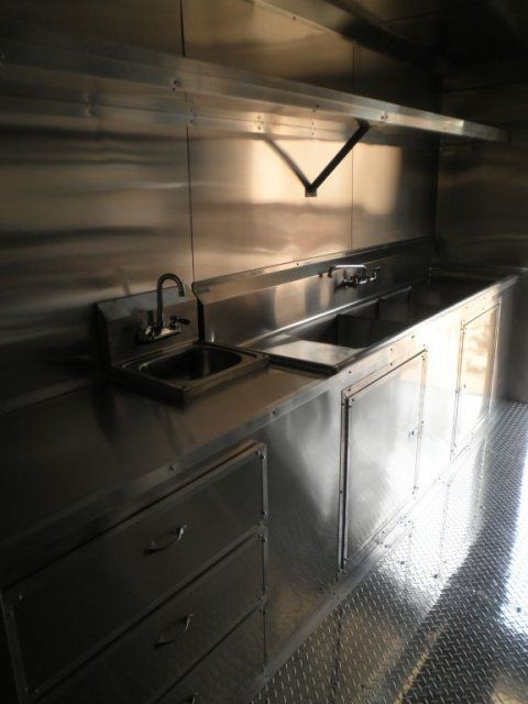 Silver Concession Trailer 8.5'x24'