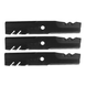 Oregon 96 - 676 Gator G3 Mulching Mower Blade - Set of 3 - SLE Equipment - 1