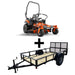 Husqvarna Z448 22 HP Kaw 48 inch Zero Turn Mower Trailer Utility Package