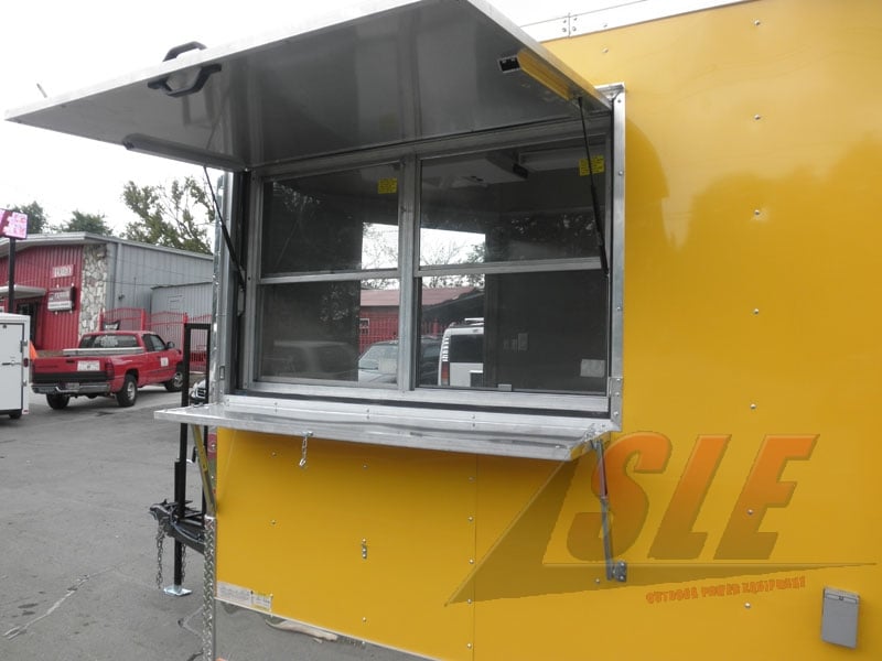 Yellow Concession Trailer 8.5' x 14'