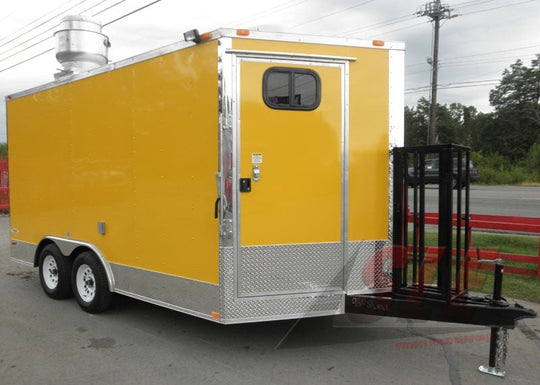 Yellow Concession Trailer 8.5' x 14'