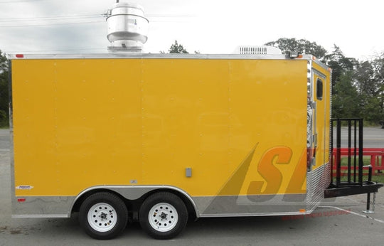 Yellow Concession Trailer 8.5' x 14'