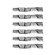 Rotary Genuine Part 9988 EXMARK BLADE 16 - 1/4"X 5/8" REPLACES 4031 Pack of 6 - SLE Equipment - 1