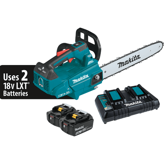 Makita 18V X2 (36V) LXT Lithium?Ion 16" Chain Saw Kit XCU09PT