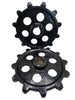 AGT Drive Sprocket for Mini Excavator Attachment QDL-H12 167419682515 Set of 2 front angled picture.