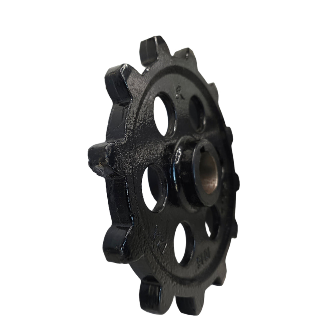 AGT Drive Sprocket for Mini Excavator Attachment QDL-H12 167419682515 front side angled picture.