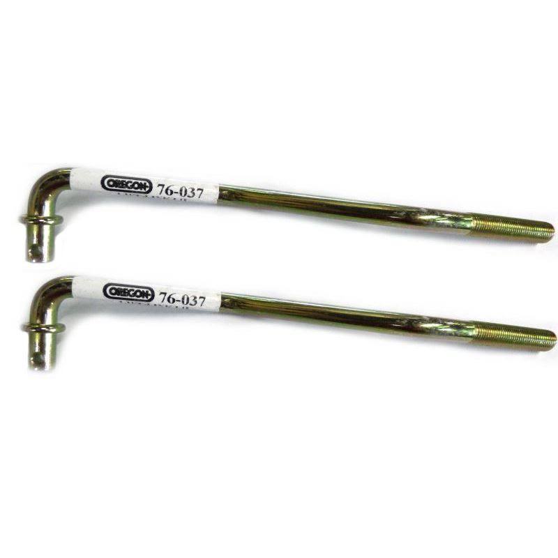 AYP 145537 Mower Deck Lift Link LH, 3/8-24 RH Thread Oregon 76-037 pack of 2 front straight picture 