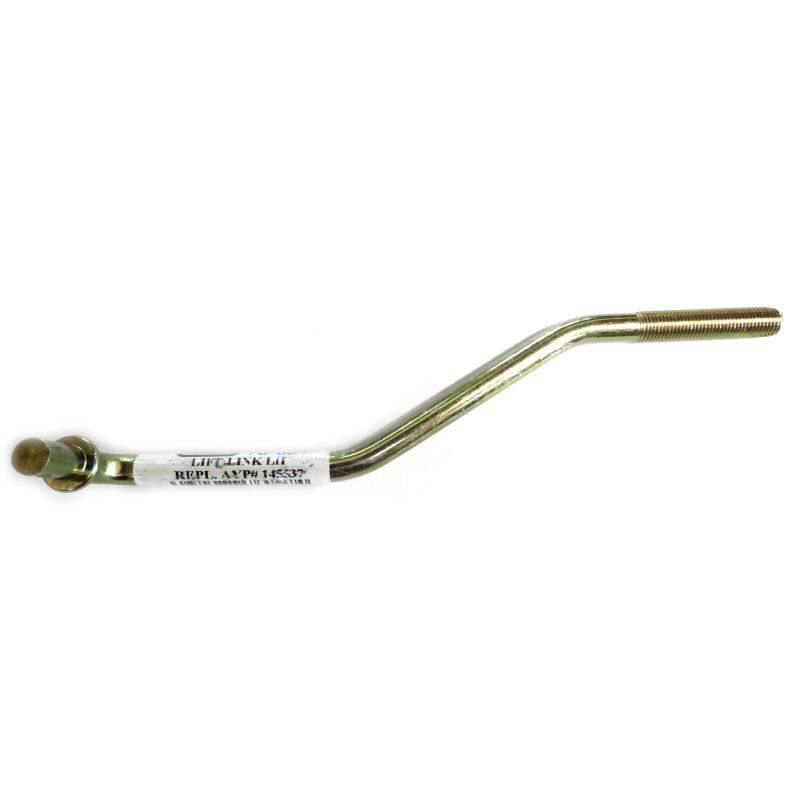 AYP 145537 Mower Deck Lift Link LH, 3/8-24 RH Thread Oregon 76-037 single angled bottom picture 