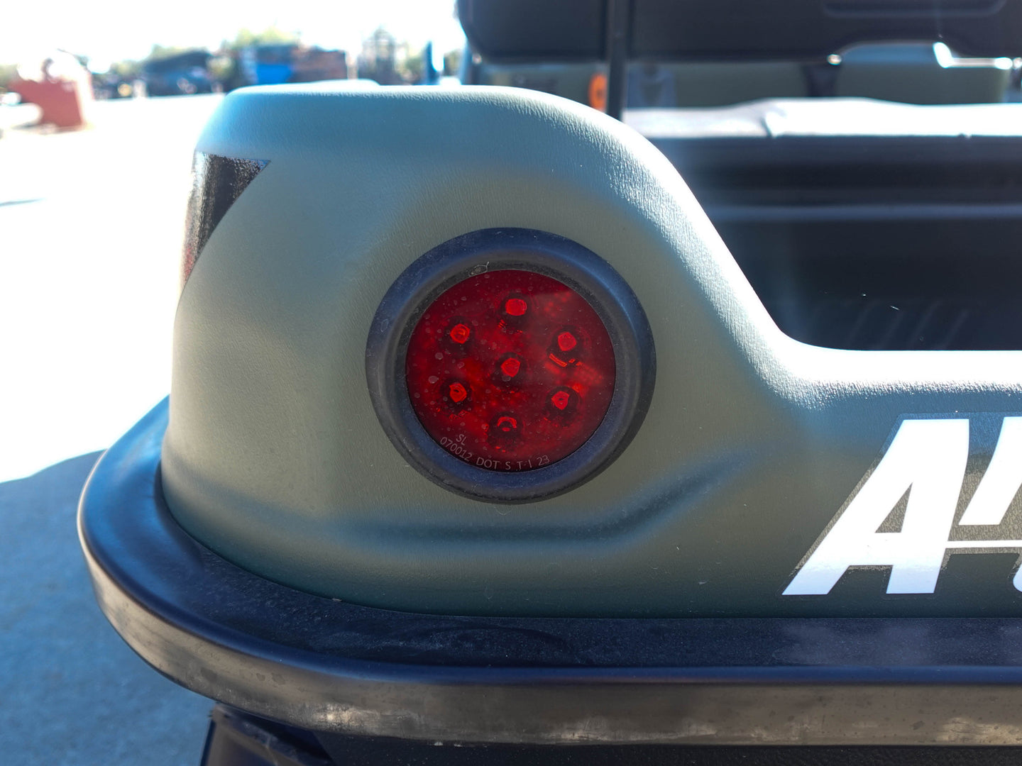 Argo Frontier 650 8x8 24HP Vanguard, Rear light View. 