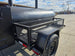 BBQ Smoker 300 Gallon Pull Behind Trailer 2 Door 1/2 Smoker 1/2 Charcoal Grill back storage view picture 