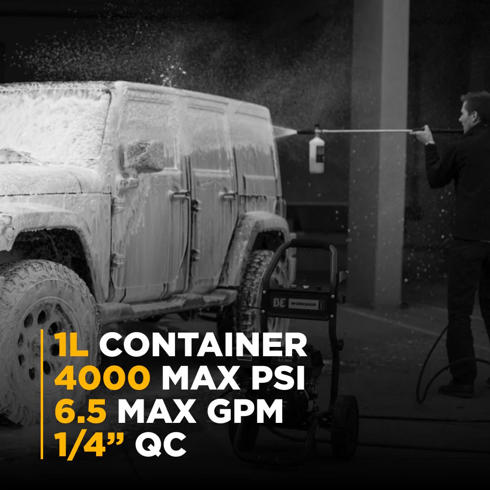 BE 85.490.047 Foam Cannon For Pressure Washer Includes High Foam Auto Wash Soap - SLE Equipment - 7