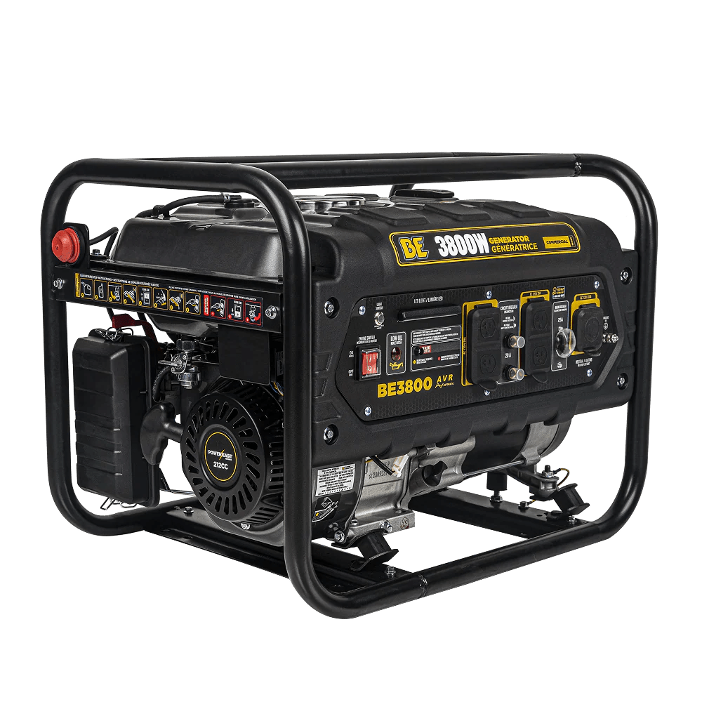 BE BE3800 Inverter Generator - 3800 Max Watts, 3000 Running Watts, PowerEase Engine - SLE Equipment - 1