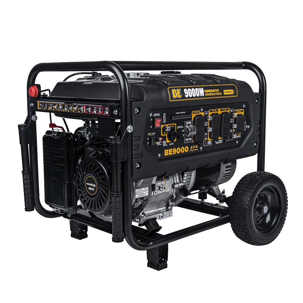 BE BE9000 Portable Generator - 9000 Max Watts, 7100 Running Watts, PowerEase Engine - SLE Equipment - 1