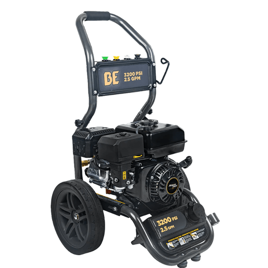 BE 327PX Gas Pressure Washer 3200 PSI 2.5 GPM Powerease 212cc Engine - Cold Water