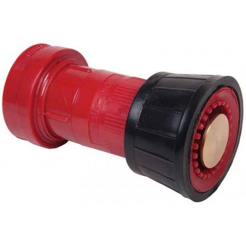 BE 50.015.002 1.5" Fire Nozzle - Adjustable Fog to Straight Stream, Thermoplastic Construction