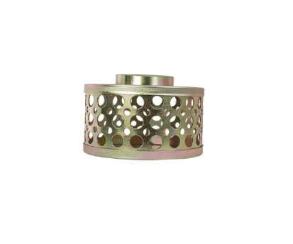 BE 50.103.205 3" Metal Trash Pump Strainer - Heavy-Duty Plated Steel