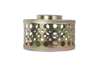 BE 50.103.404 4" Metal Trash Pump Strainer - Heavy-Duty Plated Steel