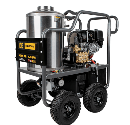 BE 643HD-3 Hot Water Pressure Washer - 3000 PSI, 4.0 GPM, Honda GX390 Engine