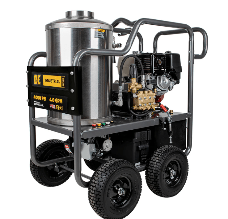 BE 643HD-3 Hot Water Pressure Washer - 3000 PSI, 4.0 GPM, Honda GX390 Engine