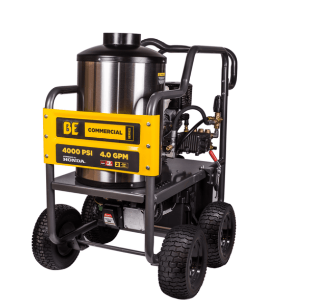 BE 64HD-3 Hot Water Pressure Washer - 4000 PSI, 4.0 GPM, Honda GX390 Engine